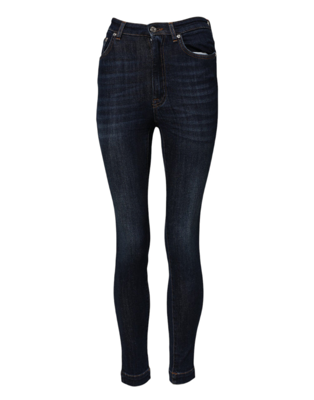 Dolce & Gabbana Blaue GRACE High Waist Skinny Denim Jeans