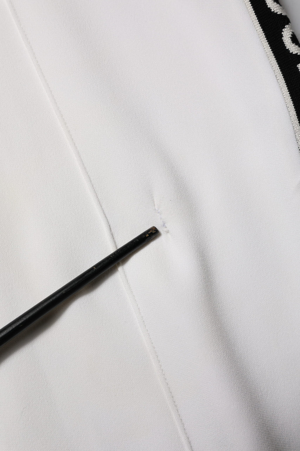 Dolce & Gabbana Weiße Viskose-Jogger-Sweatpants-Hose