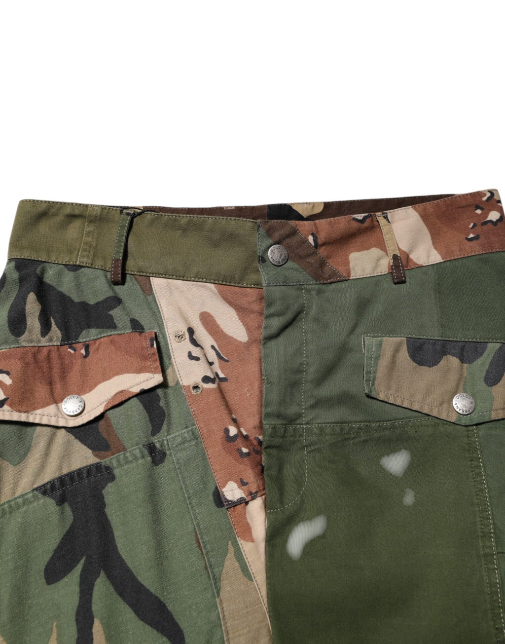Dolce & Gabbana Mehrfarbige Camouflage Cargo-Hose