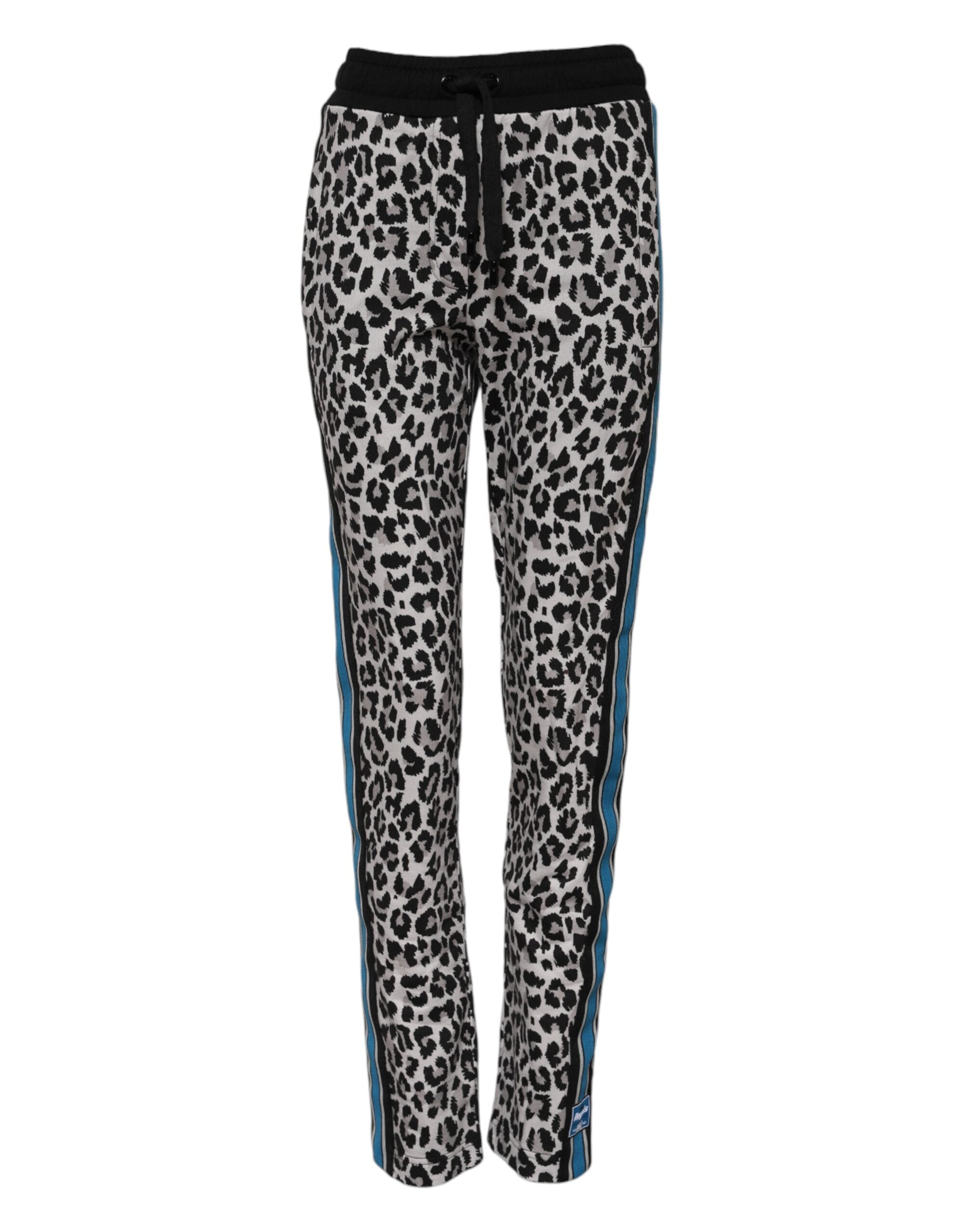 Dolce & Gabbana Multicolor Leopard #DGMillennials Jogger-Hose