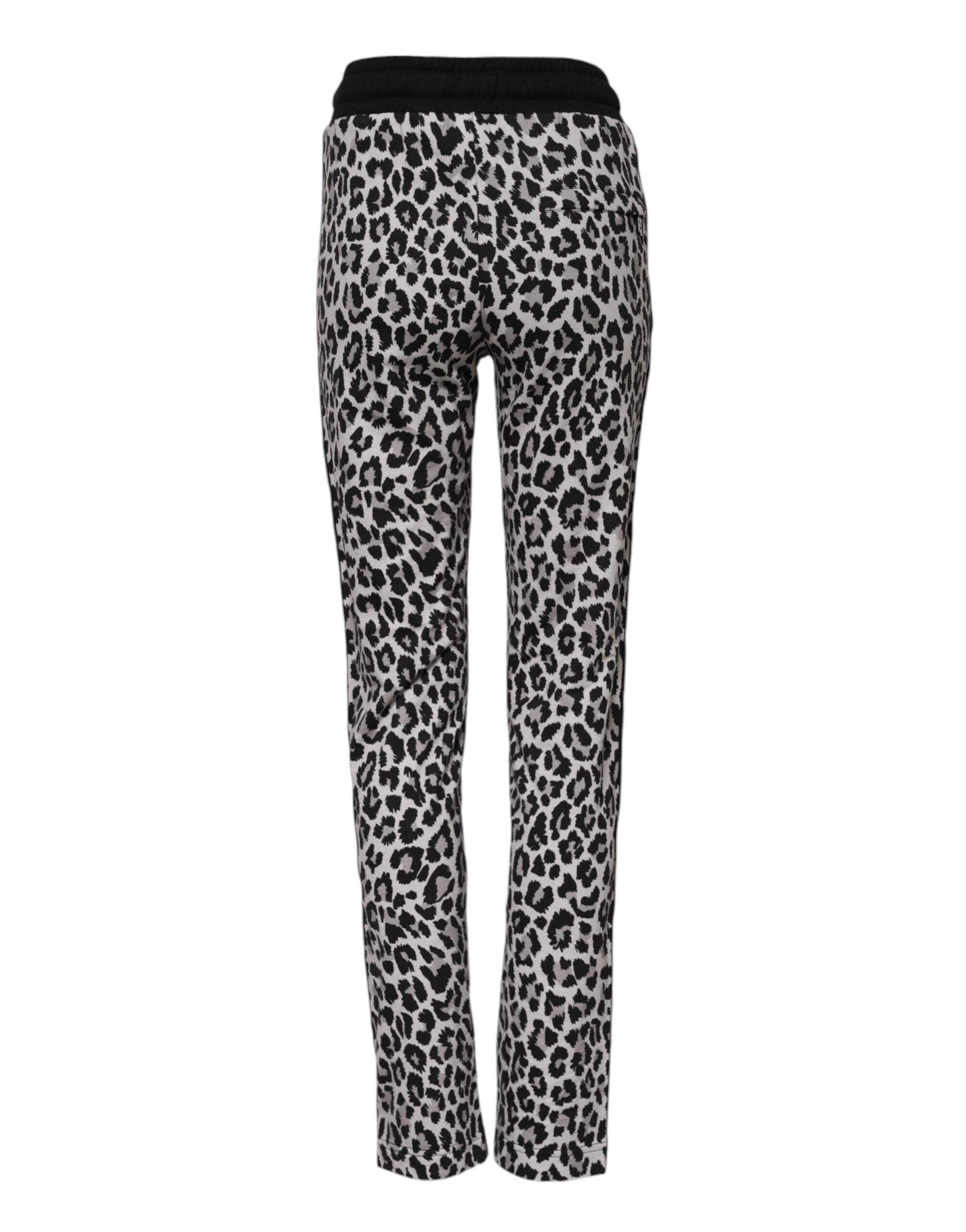 Dolce & Gabbana Multicolor Leopard #DGMillennials Jogger-Hose
