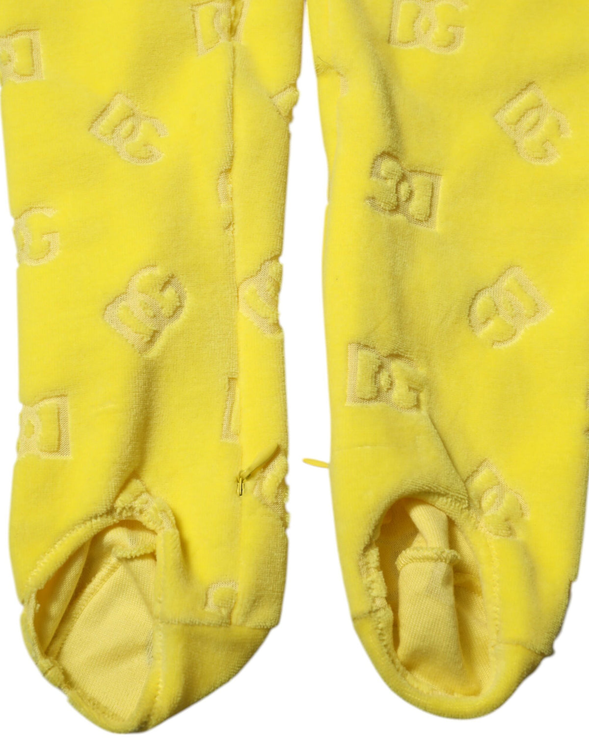 Dolce & Gabbana Gele Slimfit Leggingbroek met Logo