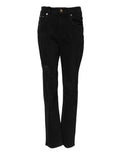 Dolce & Gabbana Zwarte Boyfriend Katoenen Flared Denim Jeans