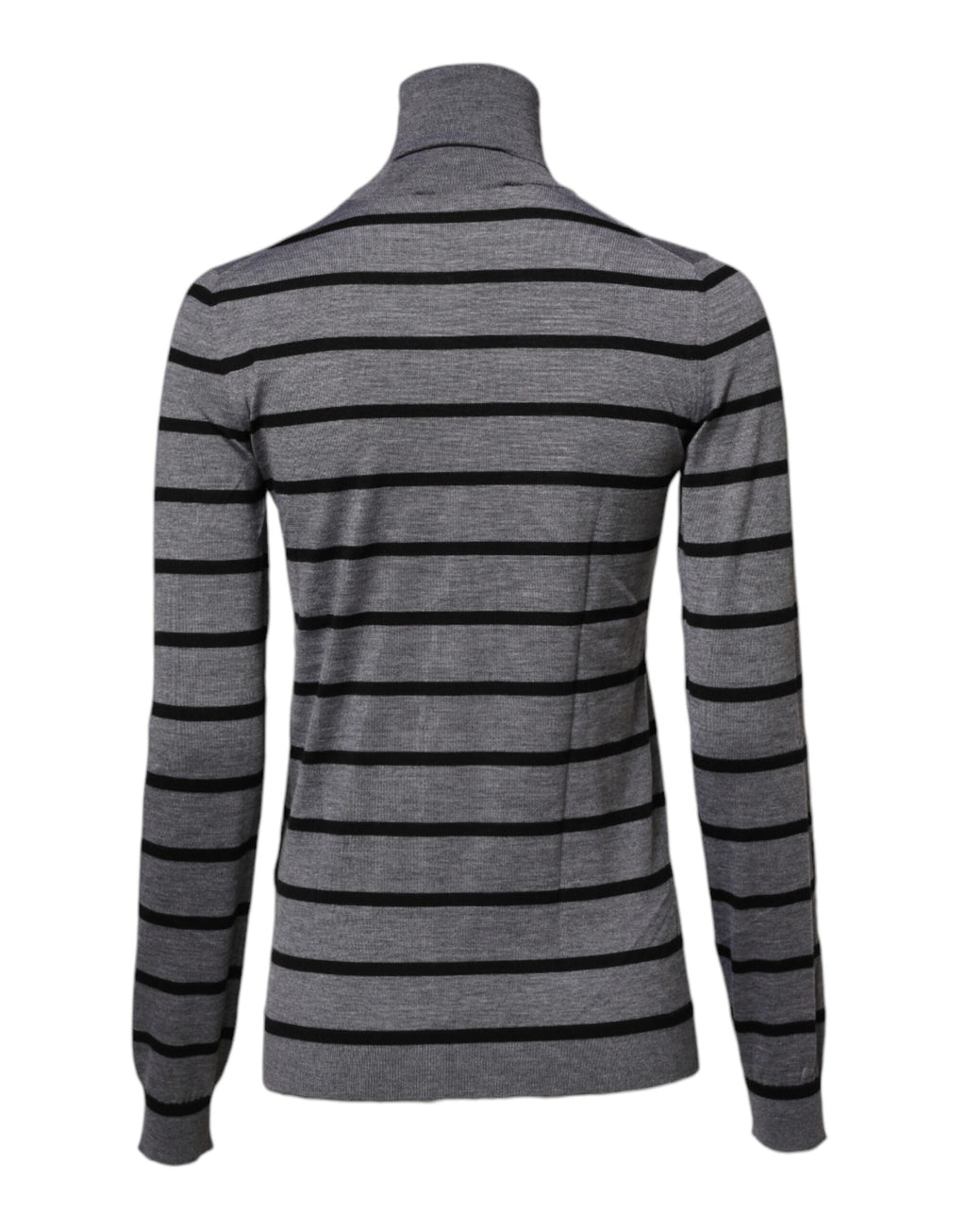 Dolce & Gabbana Grauer Pullover mit Blumenstickerei