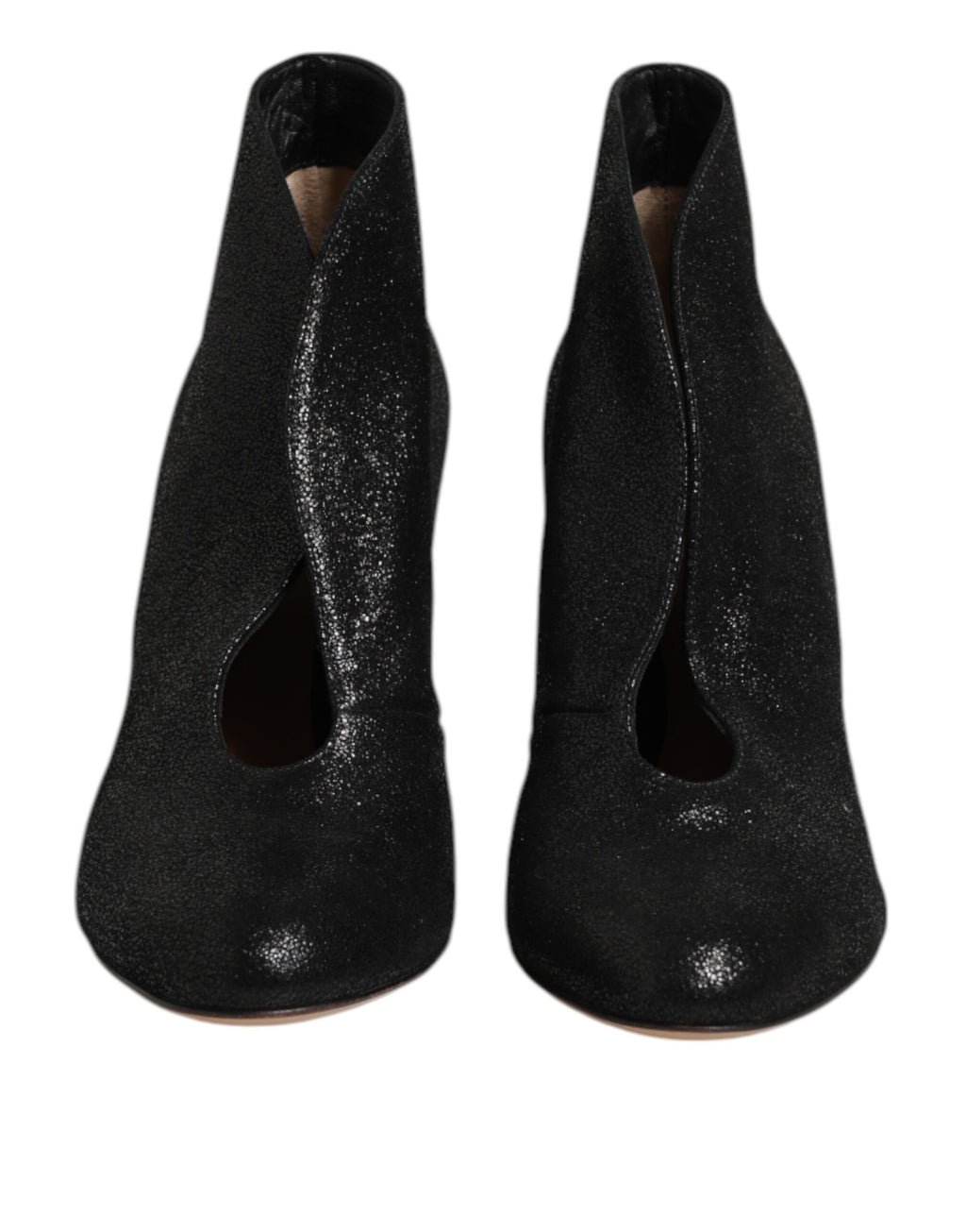 Gianvito Rossi Metallic Schwarz Pumpe Stiletto Heels Schuhe