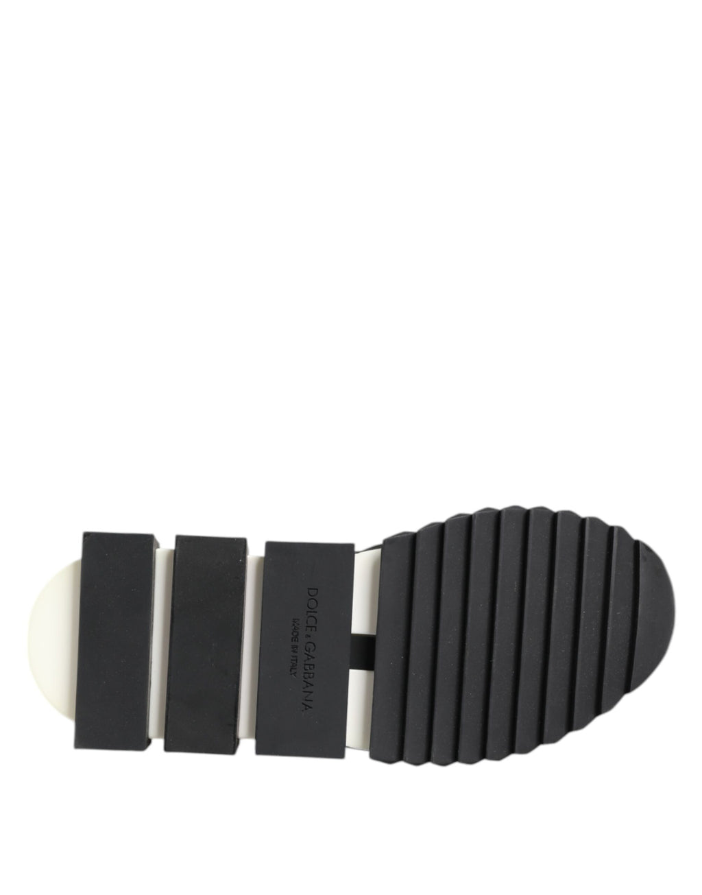 Dolce & Gabbana Schwarz Weiß Logo Sorrento Turnschuhe Schuhe