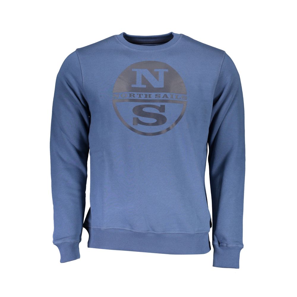 North Sails Blauer Baumwollpullover für Männer