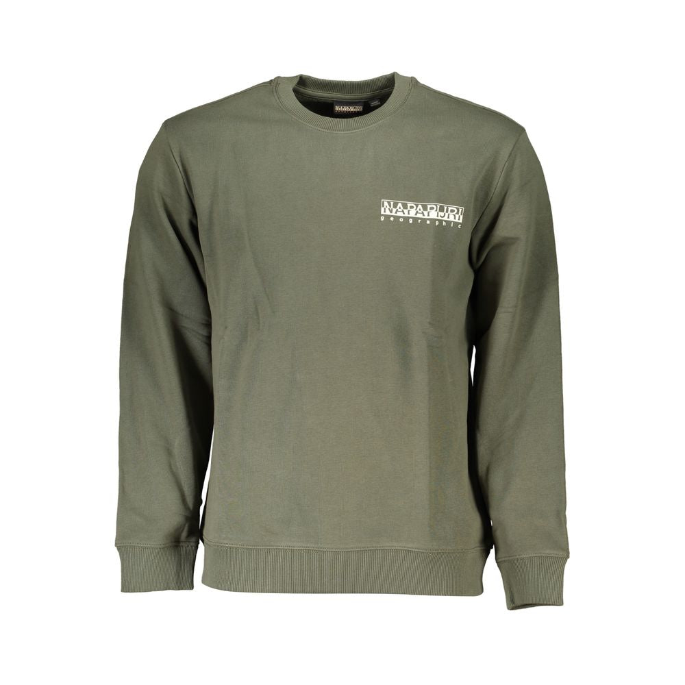 Napapijri Grünes Baumwoll-Sweatshirt