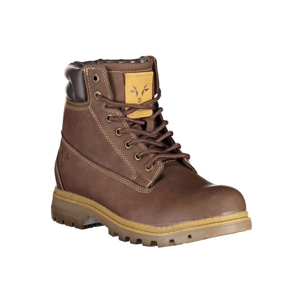 Carrera Brauner Polyester-Stiefel