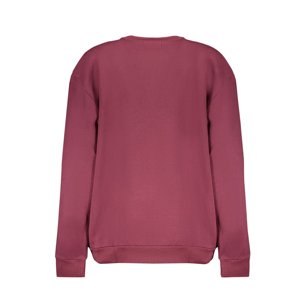 Cavalli Class Lila Baumwollpullover