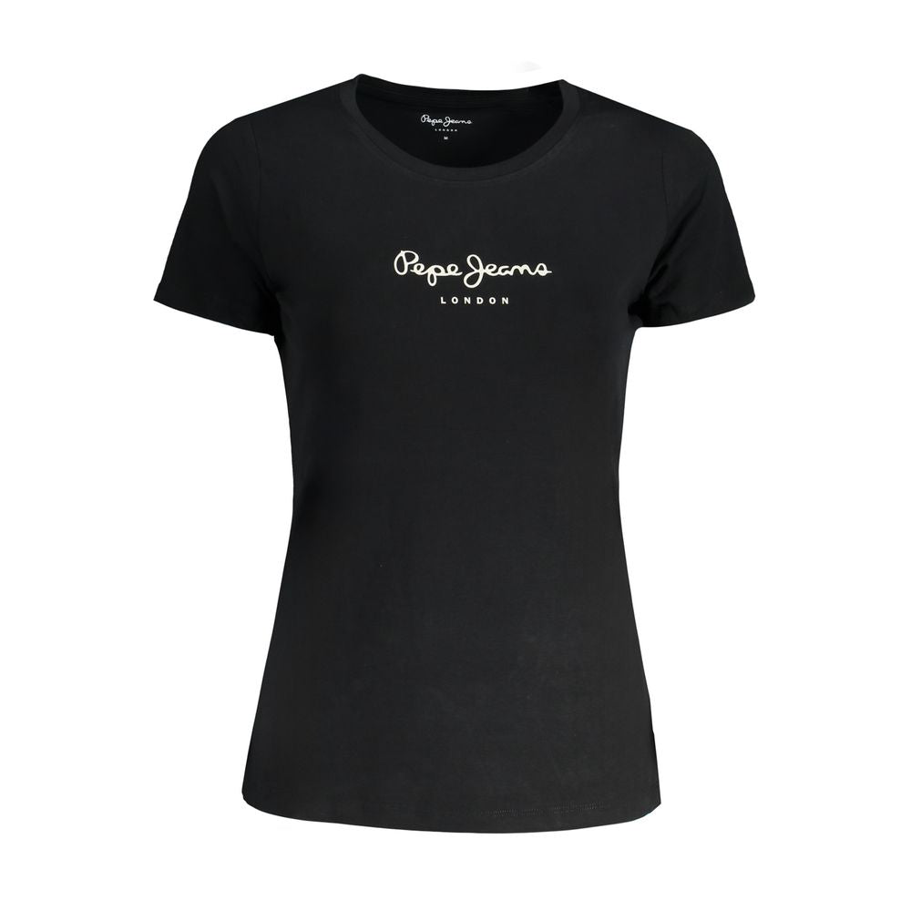 Pepe Jeans Schwarze Baumwoll-Oberteile &amp