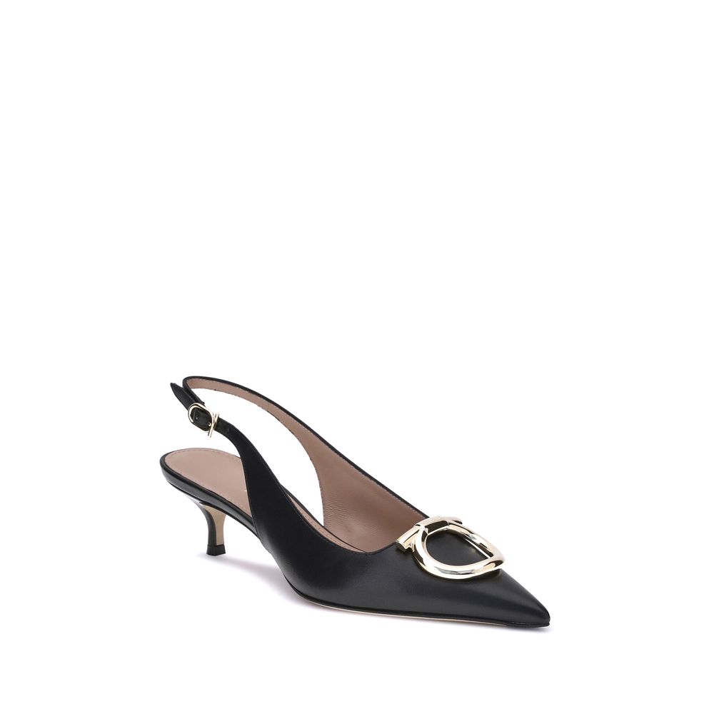 Ferragamo Gancini Slingback-Pumps