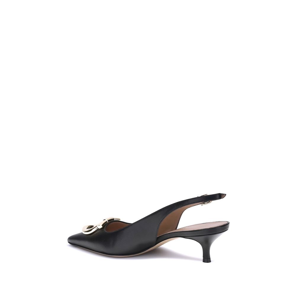 Ferragamo Gancini Slingback-Pumps