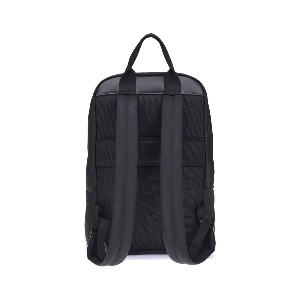 Kiton Schwarzer Polyamid-Rucksack
