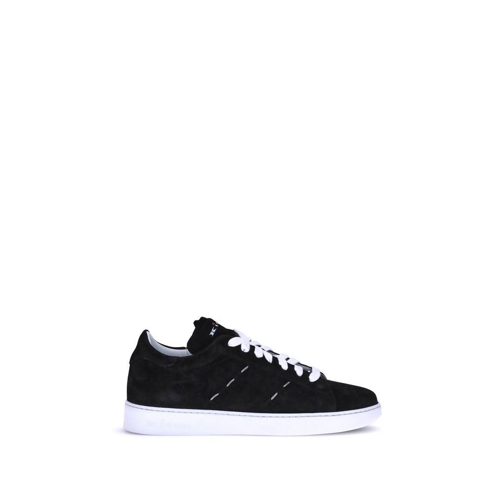 Kiton Schwarze Gummisneaker Low-Top
