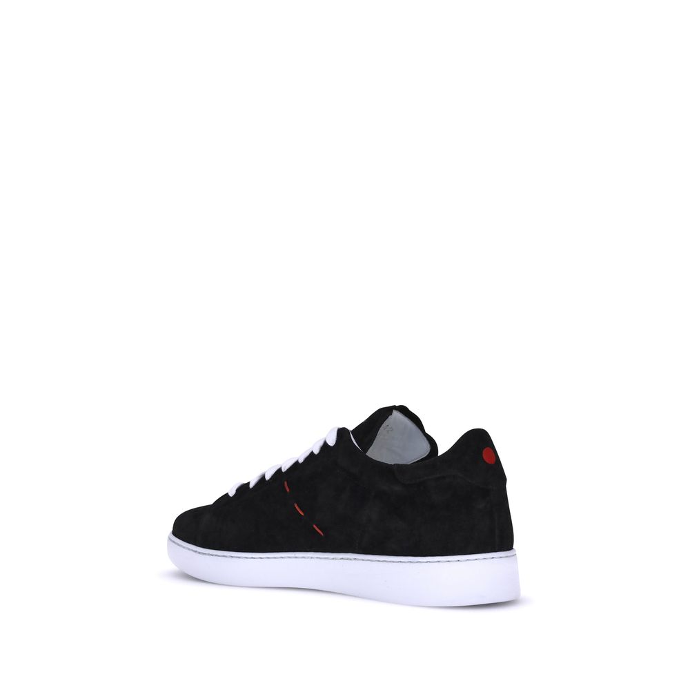 Kiton Schwarze Gummisneaker Low-Top
