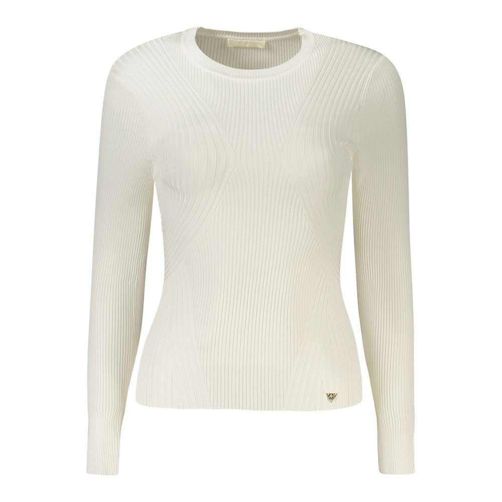 Guess Jeans Weißer Viskose-Pullover