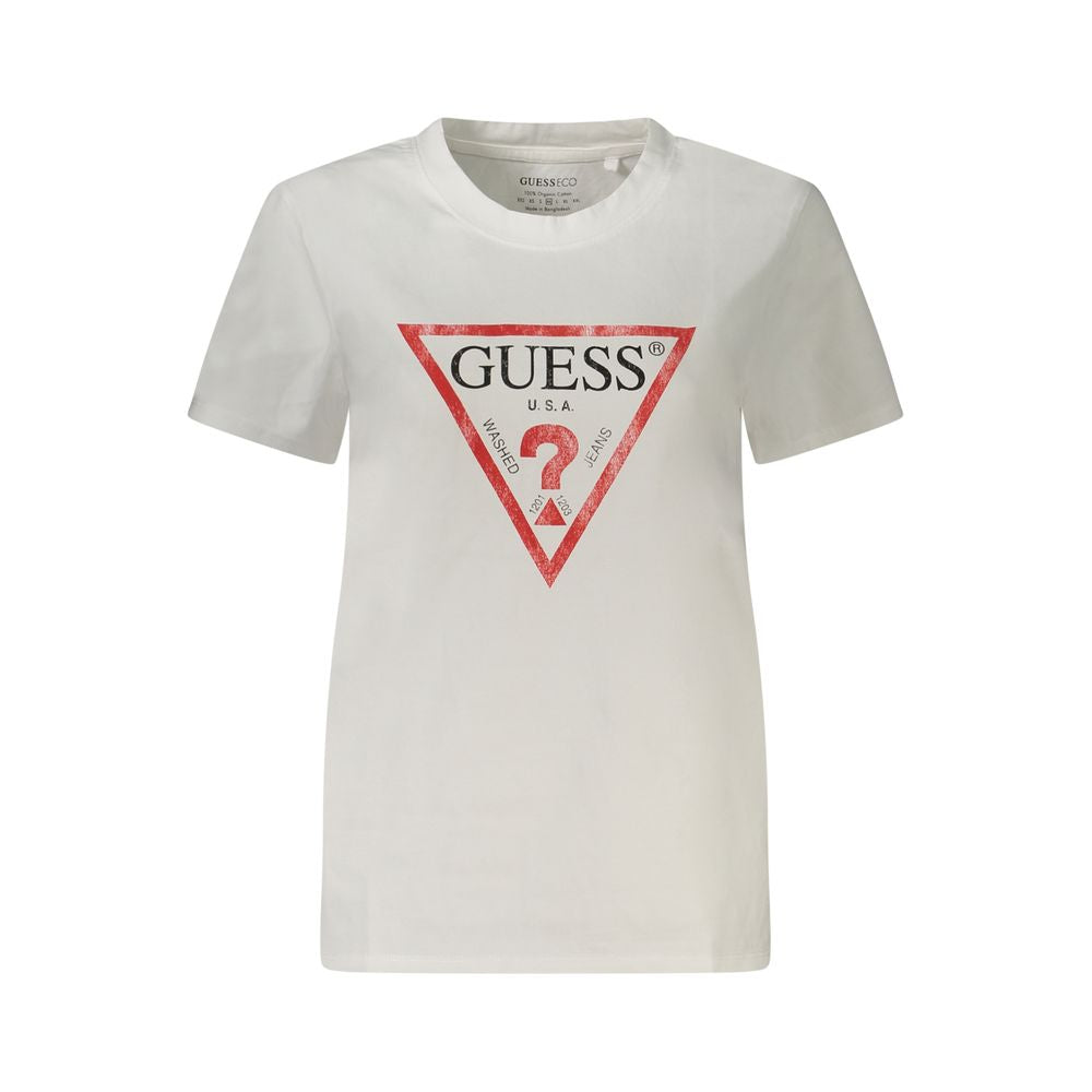 Guess Jeans Weiße Baumwoll-Oberteile &amp