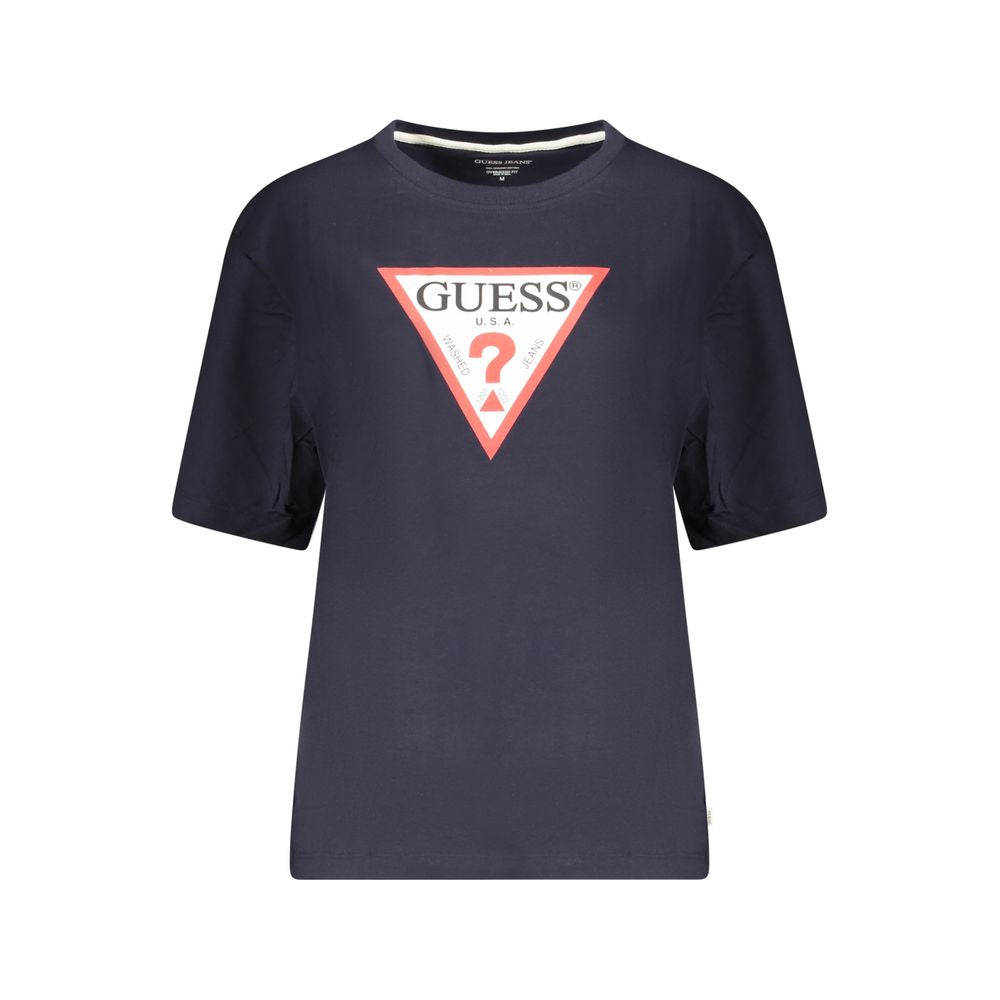 Guess Jeans Blaue Baumwoll-Oberteile &amp