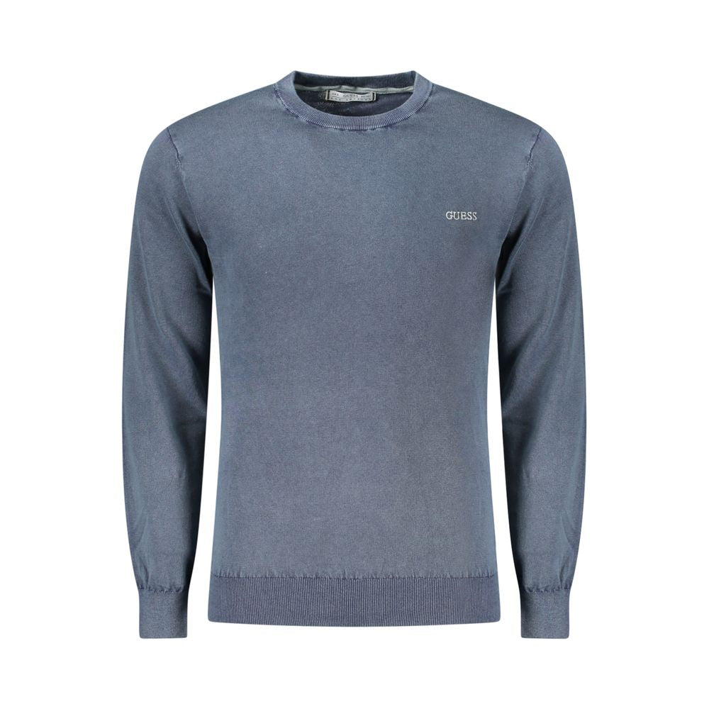 Guess Jeans Blauer Baumwollpullover