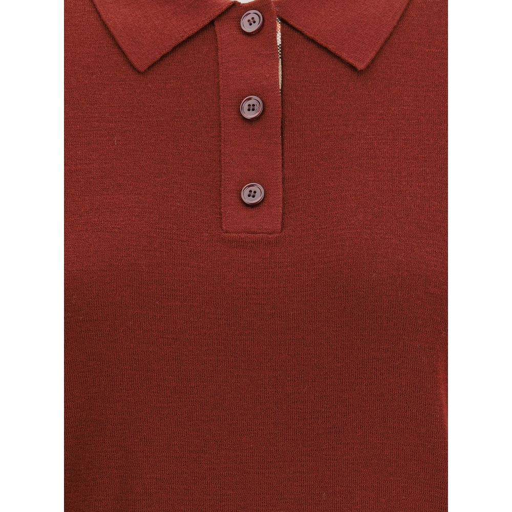 Burberry Poloshirt aus Wolle
