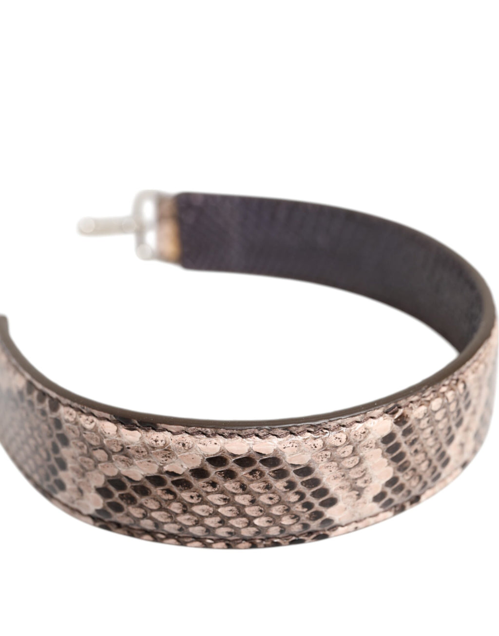Dolce & Gabbana Beige Schoudertasriem van Exotisch Leer