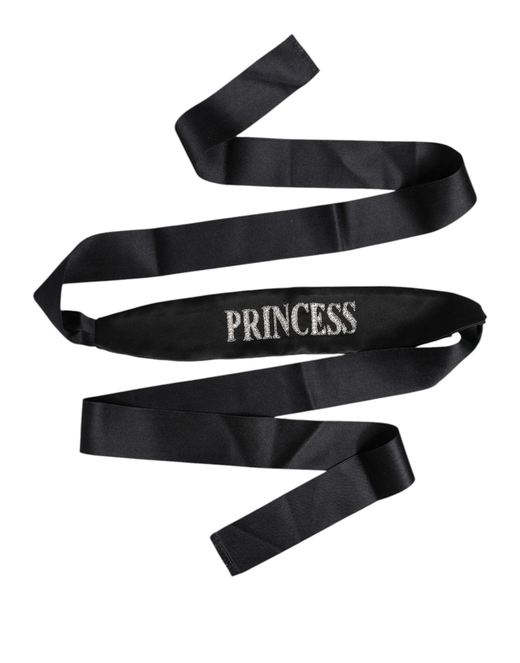 Dolce & Gabbana Schwarzer Prinzessin Fantasy geflochtener Taillengürtel