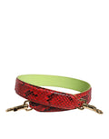 Dolce & Gabbana Rode Schouderband van Exotisch Leer voor Handtas