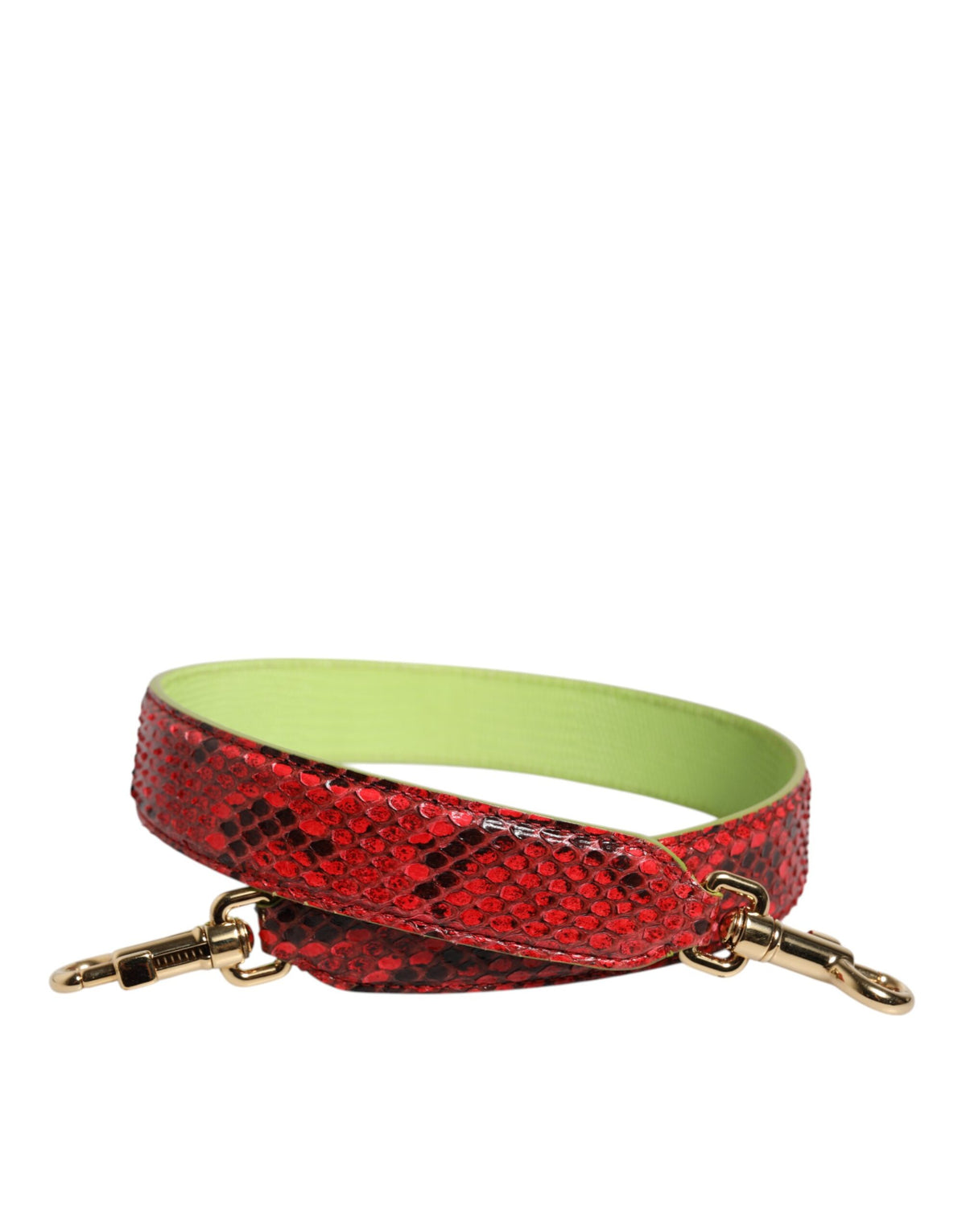 Dolce & Gabbana Rode Schouderband van Exotisch Leer voor Handtas