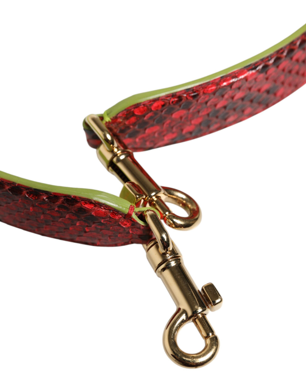 Dolce & Gabbana Rode Schouderband van Exotisch Leer voor Handtas