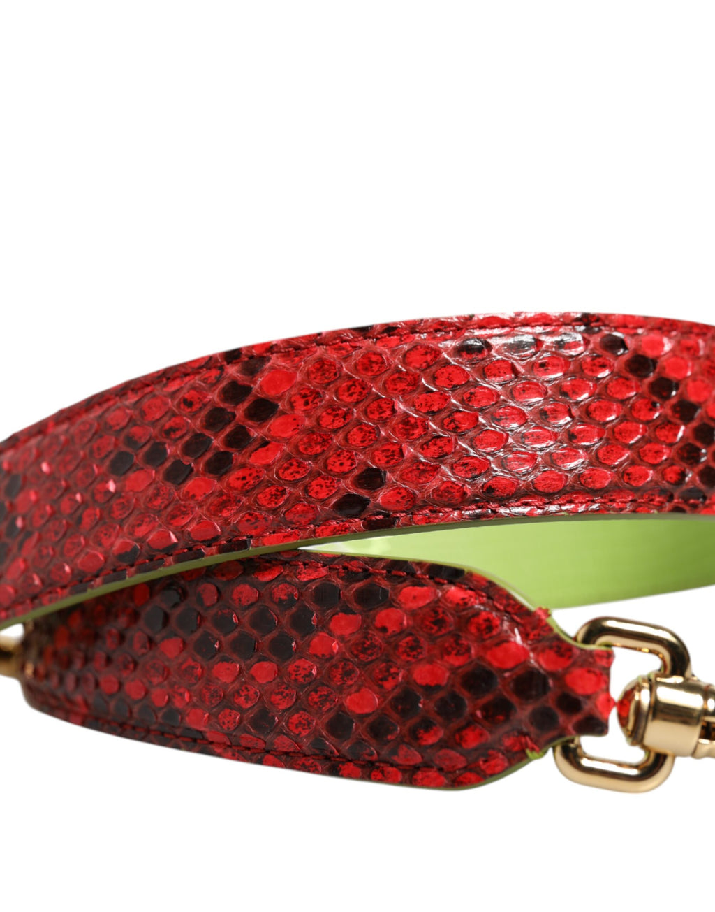 Dolce & Gabbana Rode Schouderband van Exotisch Leer voor Handtas