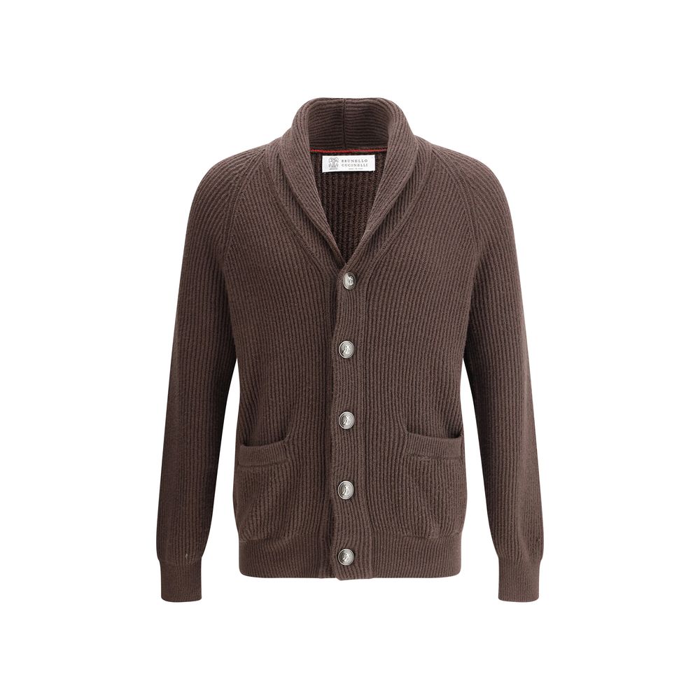 Brunello Cucinelli Gerippte Strickjacke