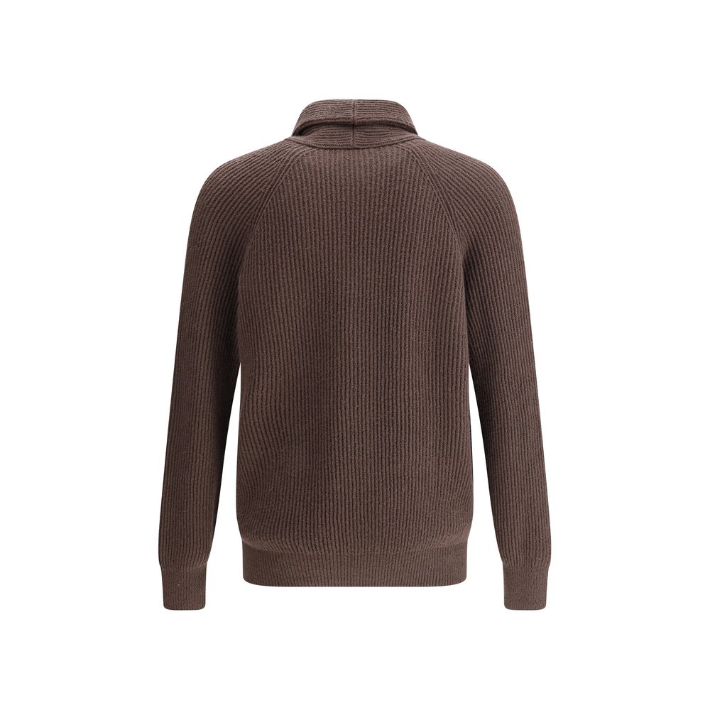 Brunello Cucinelli Gerippte Strickjacke