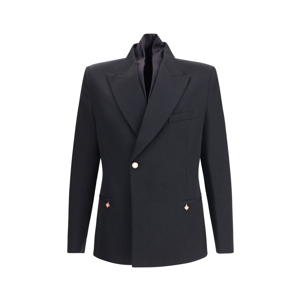 Casablanca Schwarzer Woll-Blazer