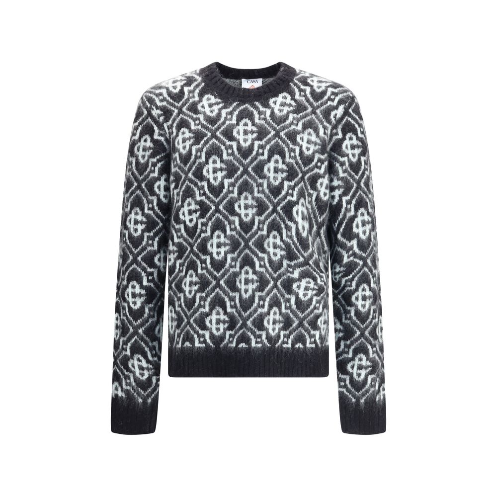 Casablanca Schwarzes Nylon-Sweatshirt