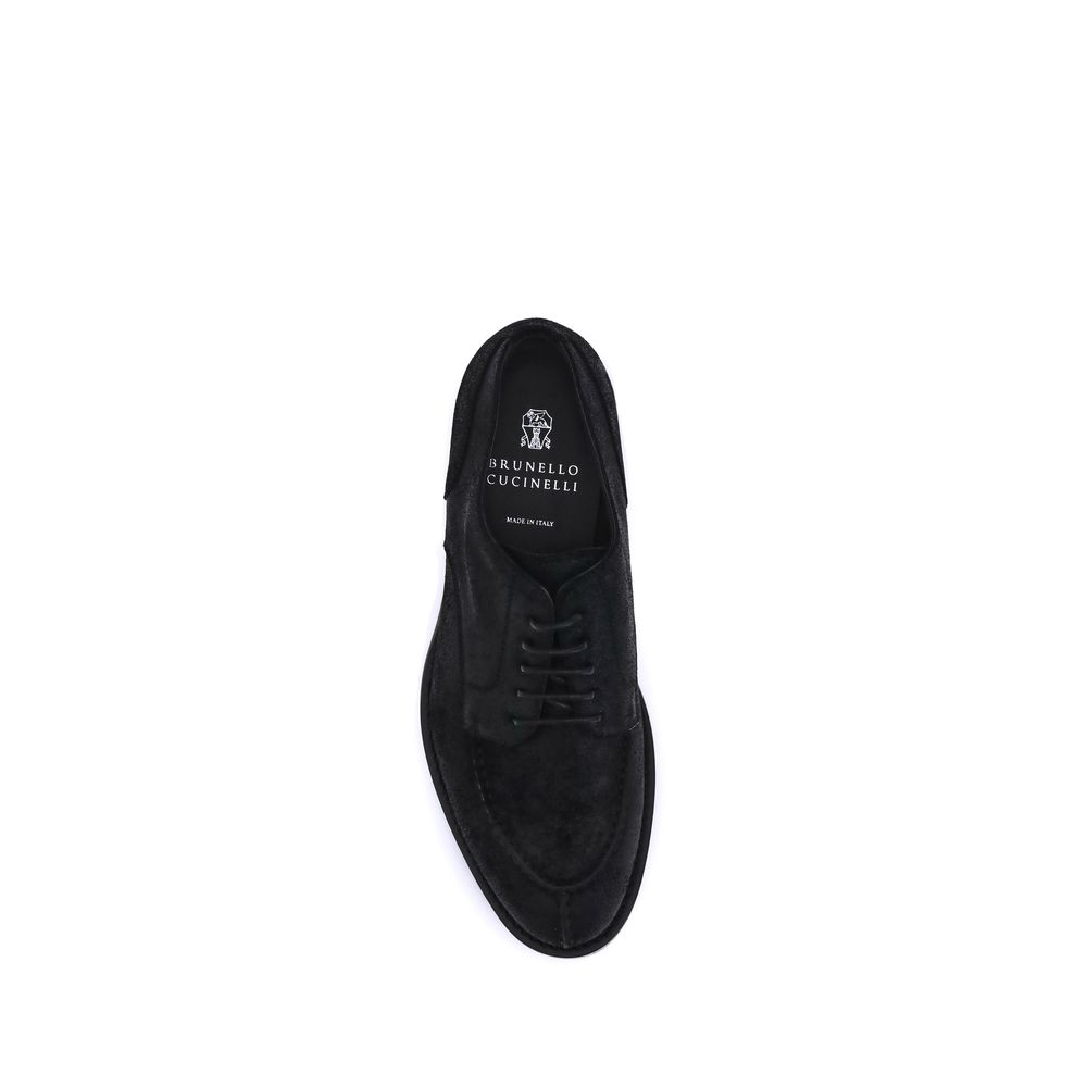Brunello Cucinelli Wildleder-Schnürschuhe