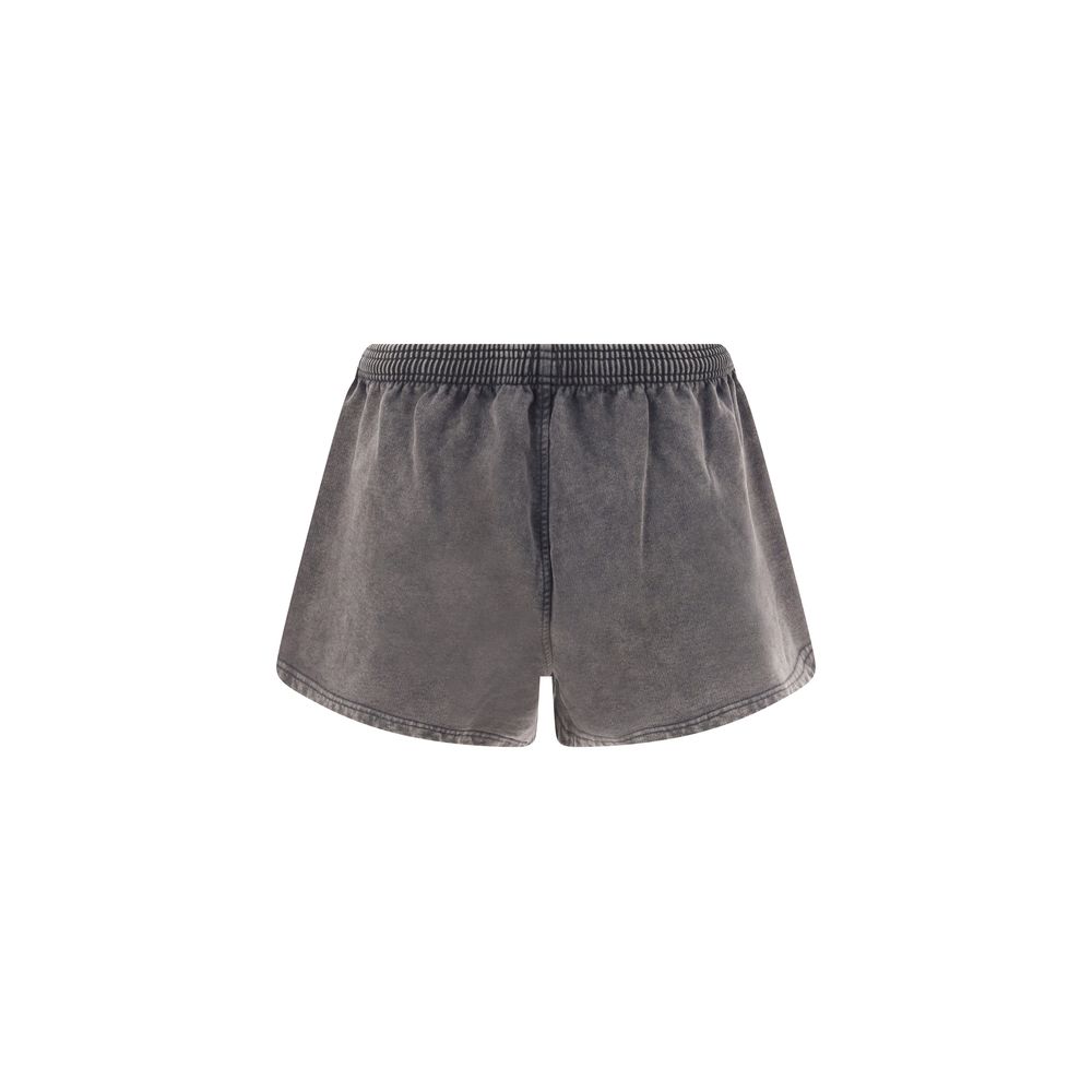 Alexander Wang Graue Baumwoll-Bermuda-Shorts