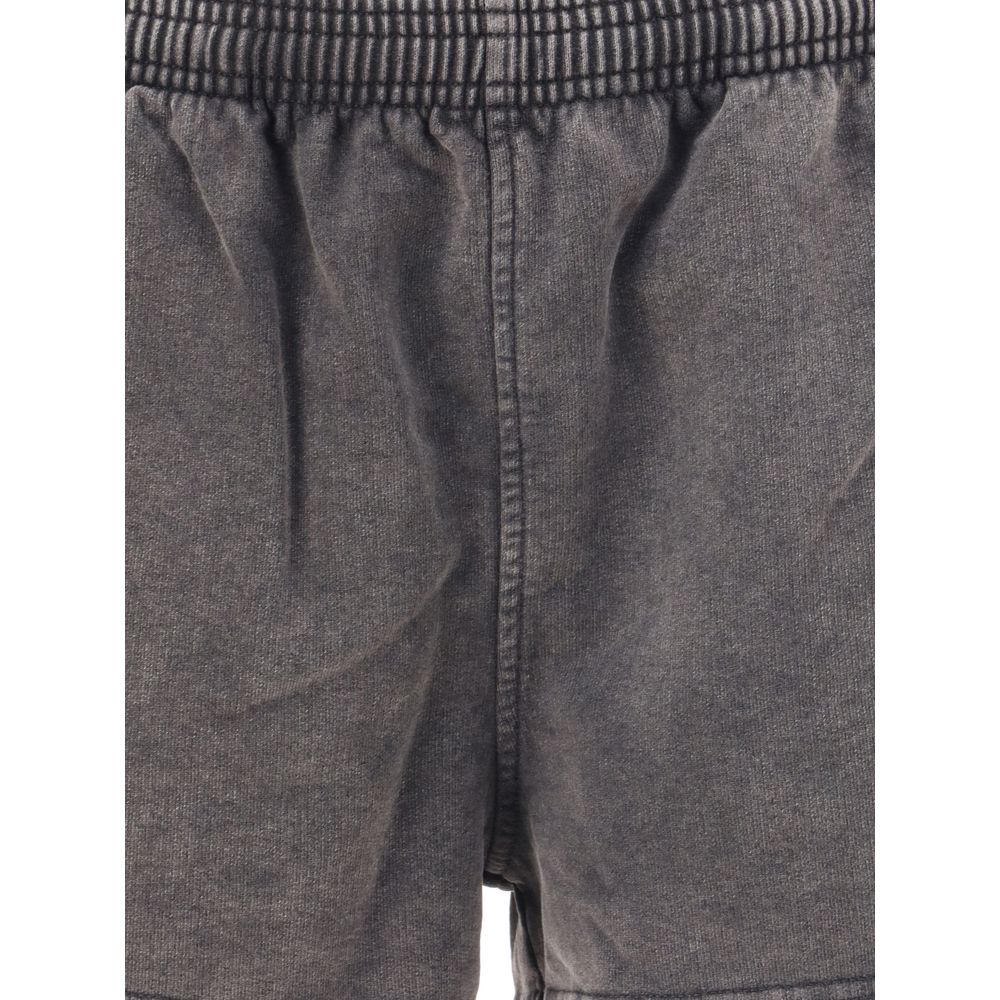 Alexander Wang Graue Baumwoll-Bermuda-Shorts