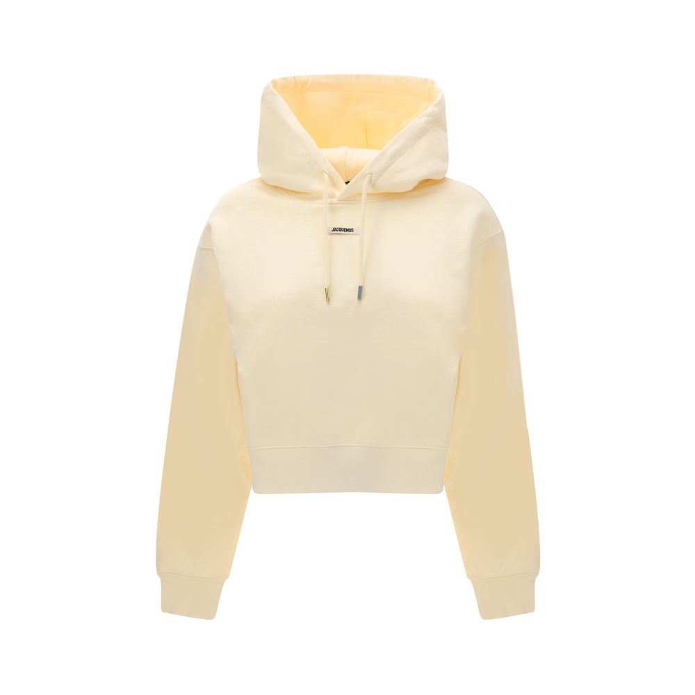 Jacquemus Baumwoll-Sweatshirt in Creme