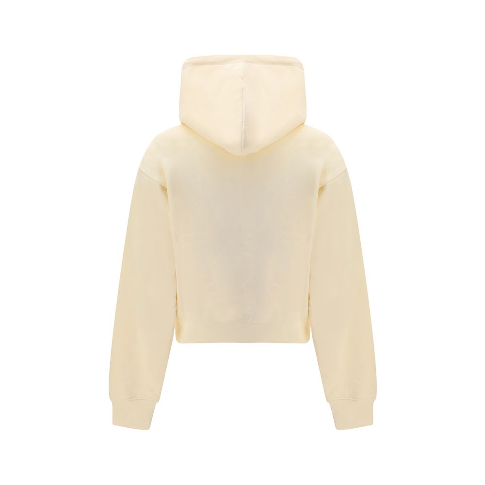 Jacquemus Baumwoll-Sweatshirt in Creme