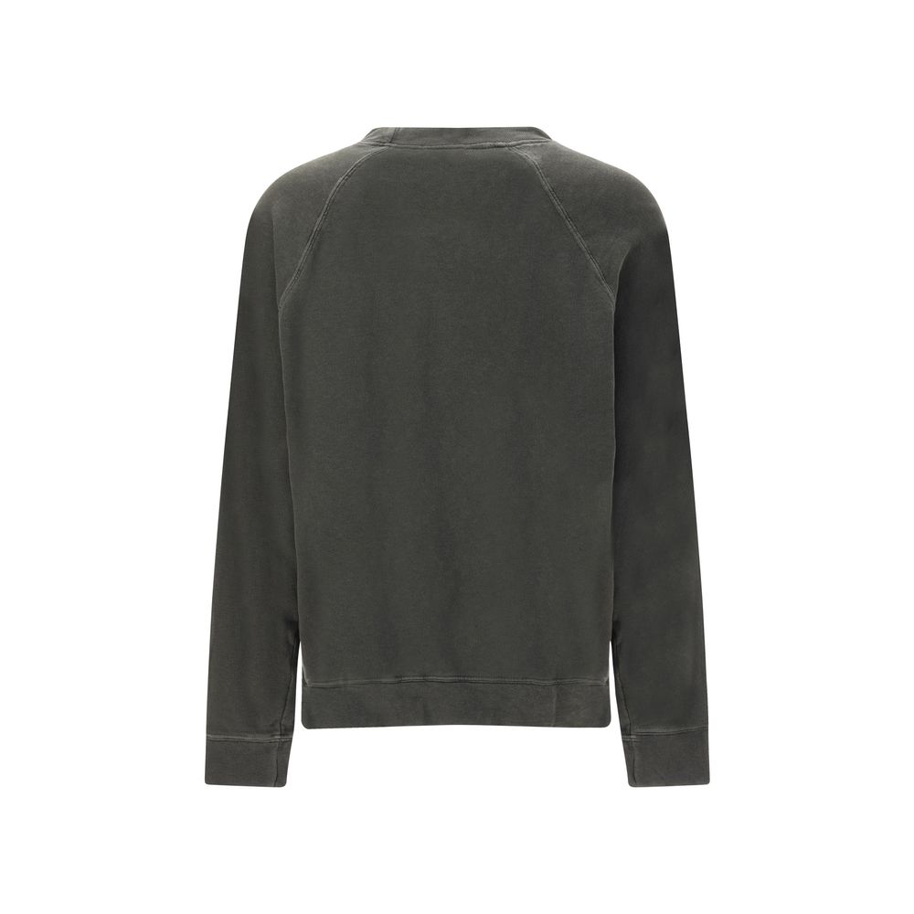 James Perse Graues Baumwoll-Sweatshirt