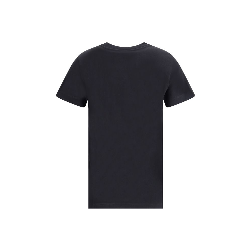 PINKO Schwarzes Baumwoll-T-Shirt