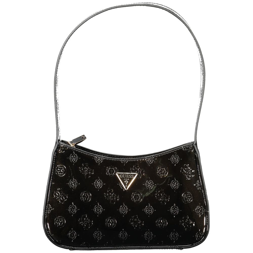 Guess Jeans Schwarz Polyethylen Frauen Handtasche