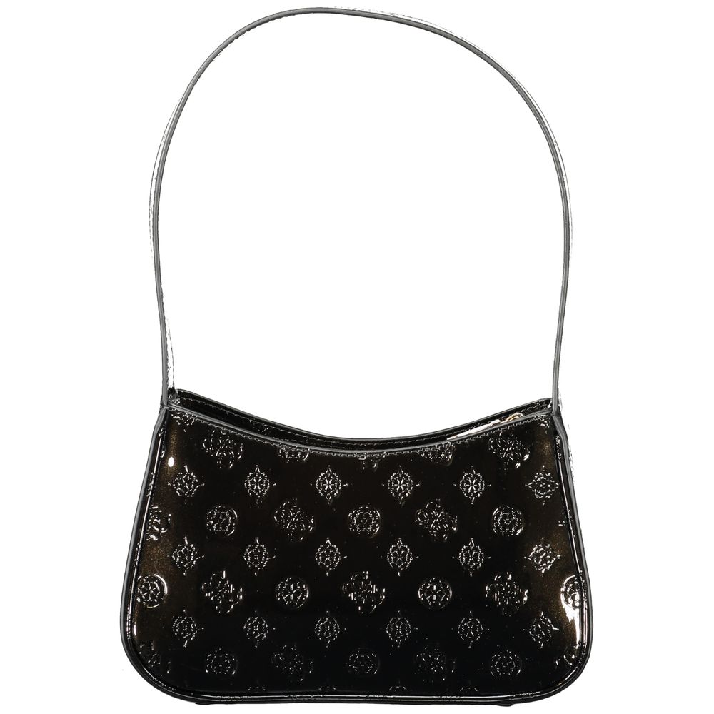 Guess Jeans Schwarz Polyethylen Frauen Handtasche
