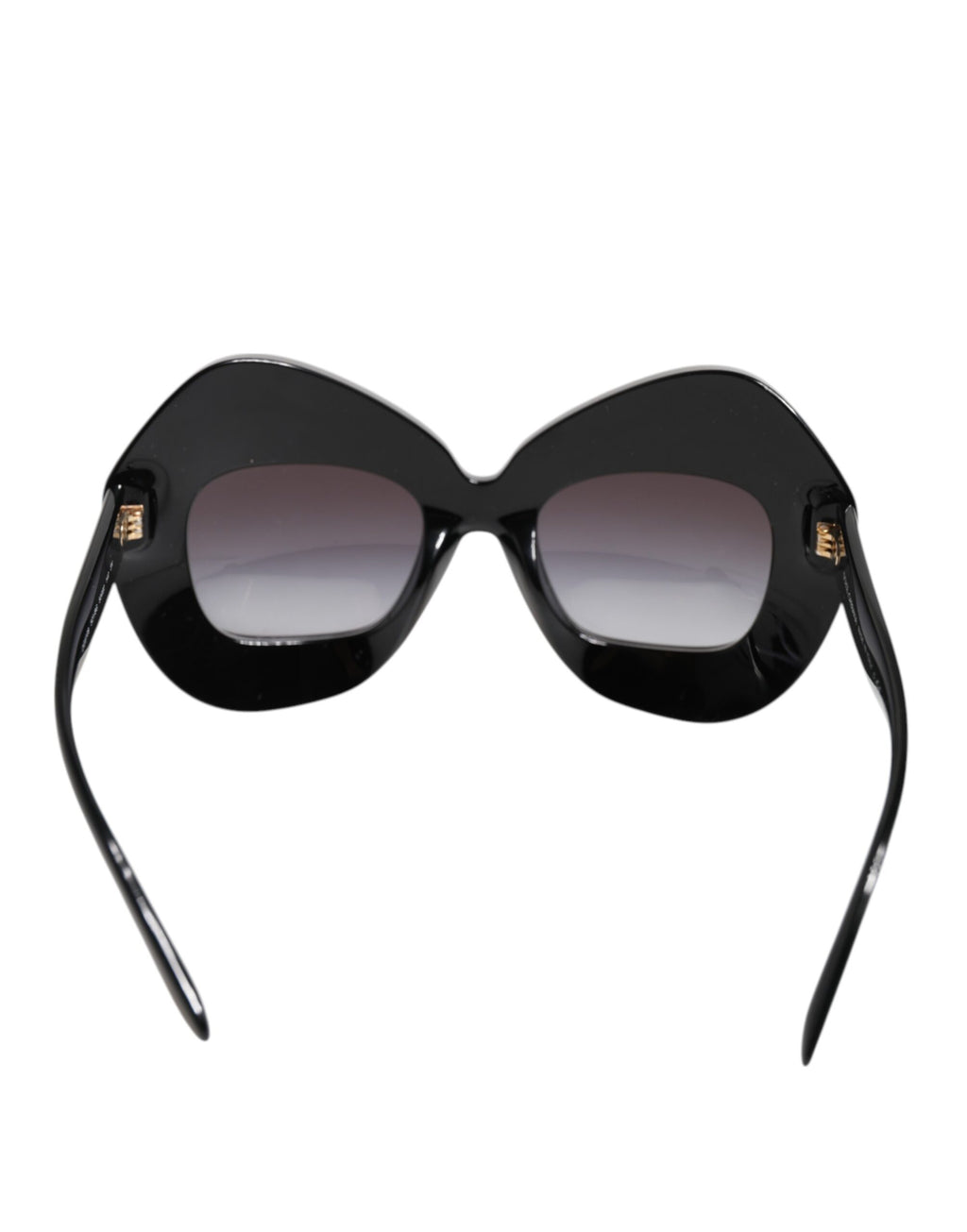 Dolce & Gabbana Schwarz-Weiß PIED DE POULE Print Oversized Shades Sonnenbrille