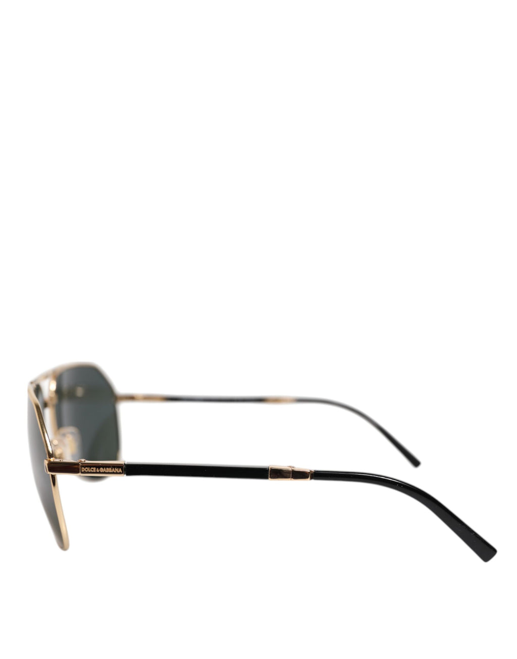 Dolce & Gabbana Gold DG2106K Pilot Frame getönte Gläser polarisierte Sonnenbrille