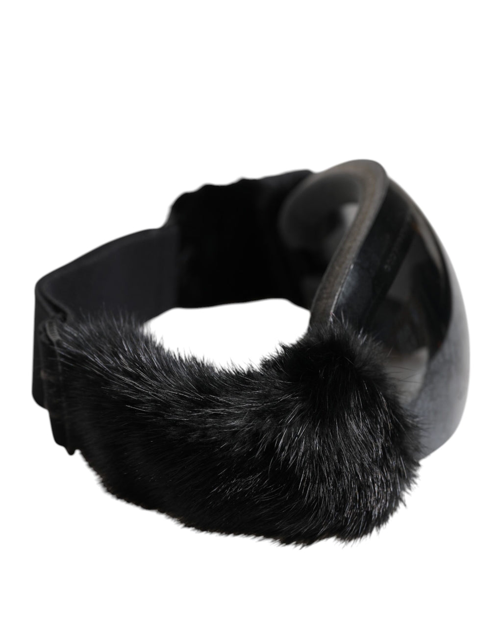 Dolce & Gabbana Zwart Bi0759 Kant Gespiegelde Skibril Masker Zonnebril