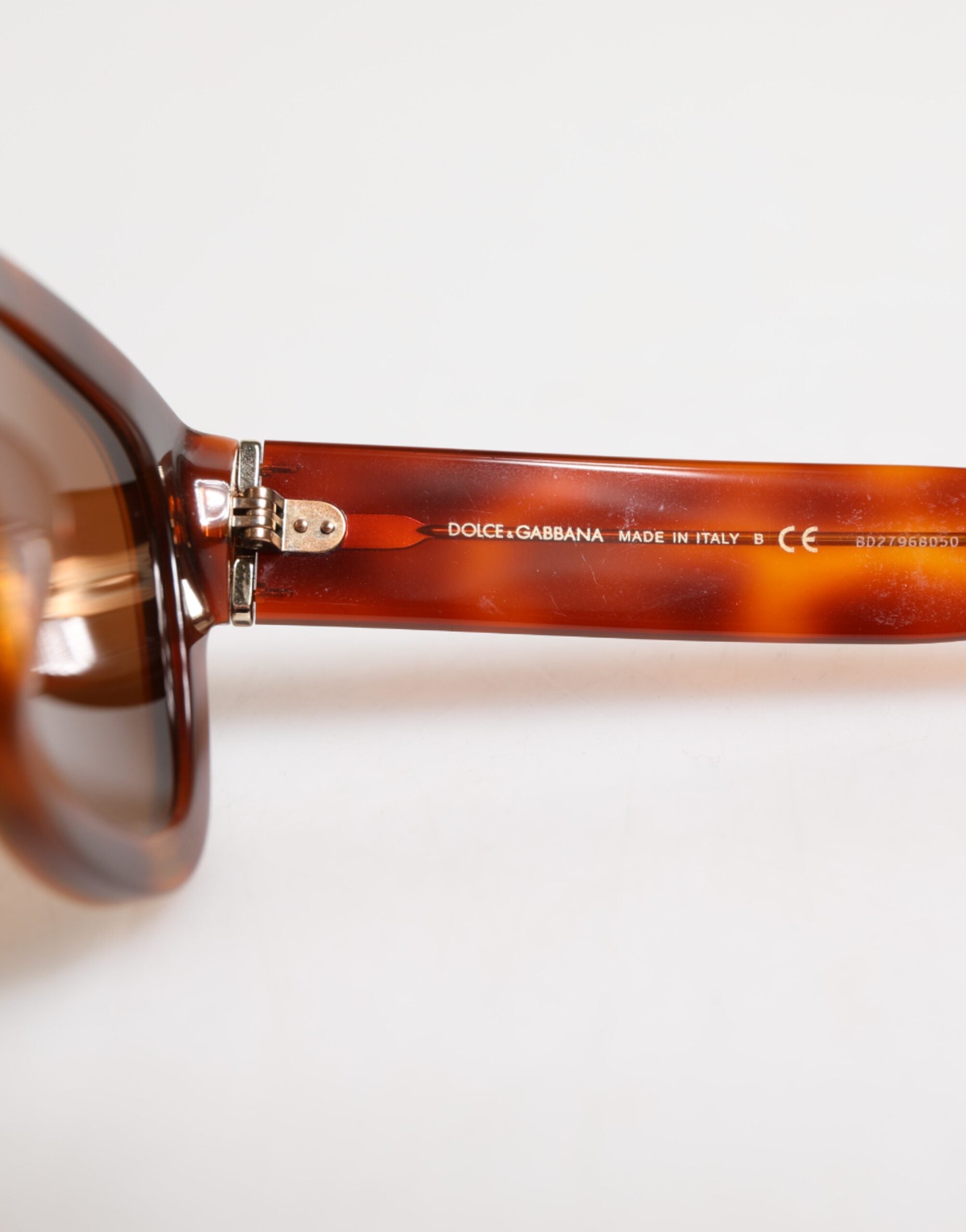 Dolce & Gabbana Grünbraun marmoriertes Acetat DG4379-F Eyewear Sonnenbrillen