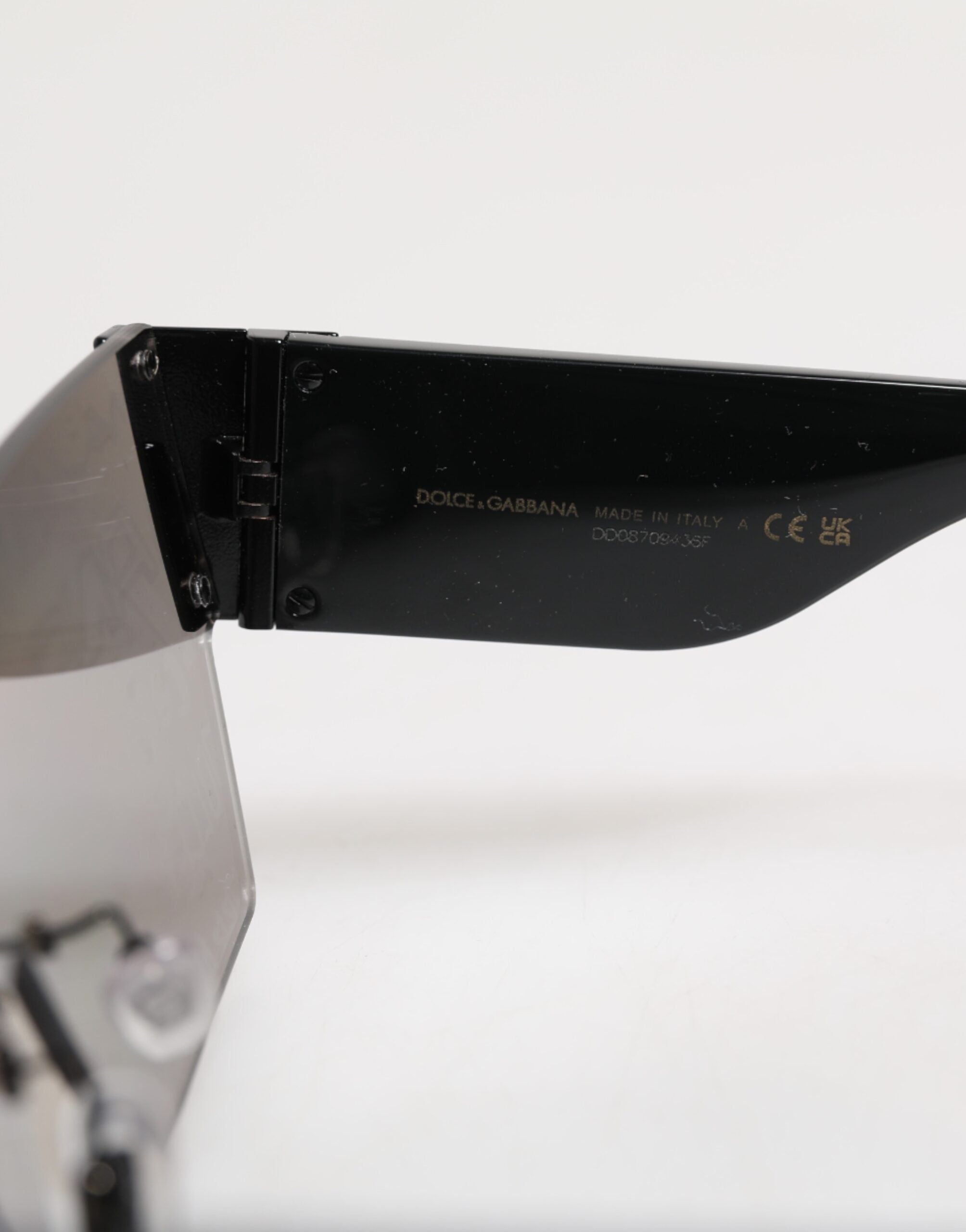 Dolce & Gabbana Schwarzer Metallrahmen DNA Graffiti DG2233 Eyewear Sonnenbrillen