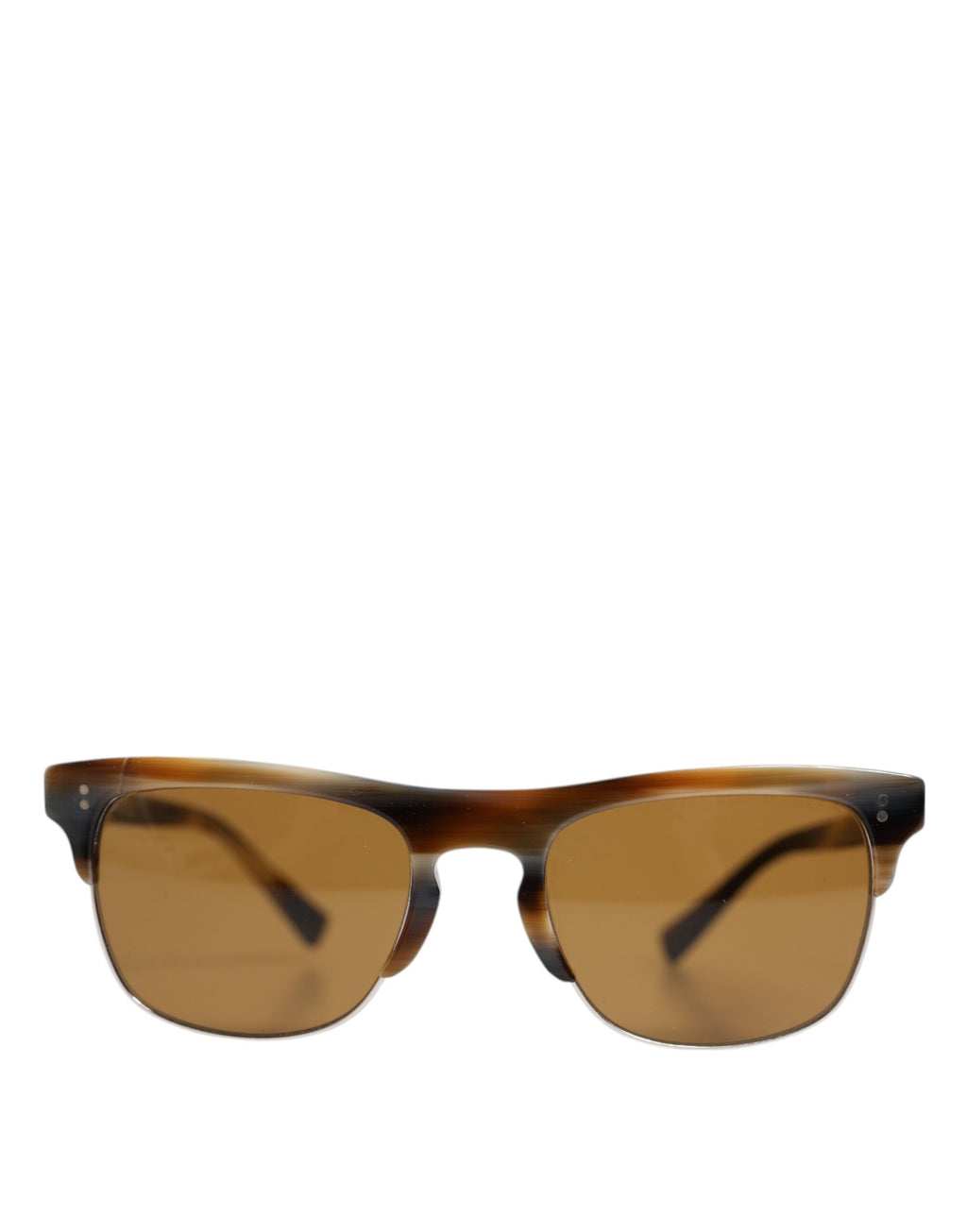 Dolce & Gabbana Braun gestreifte Acetat-Sonnenbrille DG4305 Eyewear